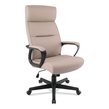 ALERA Oxnam High-Back Task Chair, Up to 275 lbs, 17.56" to 21.38" Seat Height, Tan Seat/Back, Black Base ALEON41B59